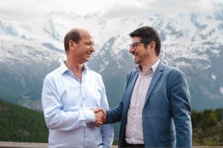 Yannick Buttet et son prédécesseur à la Chambre valaisanne de Tourisme Beat Rieder